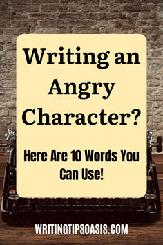 writing an angry character Angry Character, Developing Characters, Writing Tutorial, Writers Tips, Teaching Creative Writing, Improve Writing Skills, Book Business, Writer Tips, Writing Things