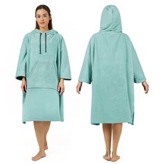 PRICES MAY VARY. Extra Large and Two Sizes for Different Body Types: Say goodbye to those one-size ill-fitting changing ponchos with Zingtto Surf Changing robe. With two size options available, you can now choose a more suitable size for a better fit. The L size measures 35.4"(90cm) X 43.3" (110cm), while the M size measures 33.5" (85cm) X 39.4"（100cm） 3/4 Long Sleeve Windproof Design: Our towel surf poncho features a 3/4 long sleeve design that provides windproof protection and keeps you warm i Poncho For Men, Towel Poncho, Mens Poncho, Large Hoodie, Beach Poncho, Changing Robe, Gifts For Surfers, Long Sleeve Design, Surf Accessories