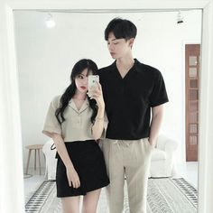 Matchy Outfit Couple Casual, Matchy Outfit Couple, Matchy Outfit, Prenup Outfit, Outfit Couple, Couple Clothes