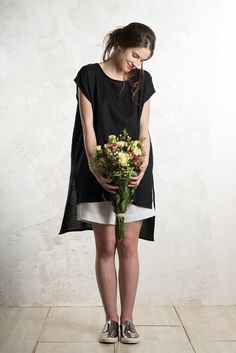 Black linen top for women, Black tank, Black summer top, Linen tunic, Black linen women's clothing byLHI by LovelyHomeIdea on Etsy https://www.etsy.com/listing/236811466/black-linen-top-for-women-black-tank Black Cotton Tunic For Summer, Black Linen Dress Relaxed Fit For Summer, Black Relaxed Fit Linen Dress For Summer, Summer Linen Dress For Everyday Wear, Summer Lagenlook Linen Tunic, Black Top Summer, Linen Tunics For Women, Linen Summer, Linen Tank Top