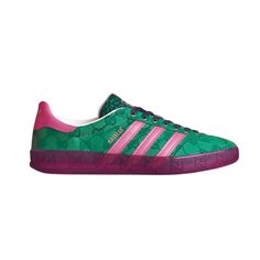 Adidas X Gucci, Gucci Outfit, Trainers Outfit, Green Trainers, Harrods London, Gucci Pink, All About Shoes, Adidas X, Gym Shoes