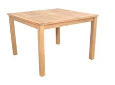 a wooden table on a white background