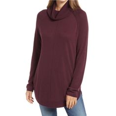 Brand New With Tags!! This Babe Is Pretty Lightweight And Easy To Wear Over Leggings Or With Jeans. Great Price As Is But Make Sure You Bundle Up With Something Else For At Least 30% Off!B81/85 Turtleneck Tunic Sweater, Turtleneck Tunic, Cowl Neck Tunic, Cable Knit Turtleneck Sweater, Maroon Sweater, Womens Turtleneck, Burgundy Sweater, Long Sleeve Turtleneck, Cowl Neck Sweater