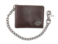 Dickies Hb-31di304-brn - Wallet Handbags : Rich Brown : 100% Genuine Leather China Hand Wash Bifold wallet with chain that features a lobster-claw clasp Three credit card slots, one clear id slot, one billfold pocket 12 inch Classic Wallet On Chain As Gift, Classic Coach Wallet On Chain, Coach Classic Rectangular Wallet On Chain, Coach Leather Wallet On Chain For Everyday Use, Coach Trifold Wallet With Rfid Blocking, Coach Rfid Blocking Trifold Wallet, Classic Bifold Wallet On Chain With Card Slots, Classic Leather Bifold Wallet On Chain, Coach Leather Rectangular Trifold Wallet