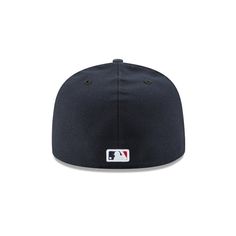 Wear what the players wear! The Atlanta Braves Authentic Collection Road 59FIFTY Fitted cap features a team color fabrication with an embroidered Braves logo at the front panels and an embroidered MLB Batterman at the rear. Navy Sporty Fitted Hat With Flat Bill, Navy Fitted Hat With Flat Bill For Sports Events, Navy Flat Bill Fitted Hat For Sports Events, Navy Flat Bill Hat For Sports Events, Navy Fitted Hat For Sports Events, Navy Fitted Hat With Flat Brim For Sports, Navy Baseball Cap With Embroidered Logo For Baseball Season, Sports Baseball Cap With Six-panel Design, Baseball Season Fan Merchandise Fitted Cap