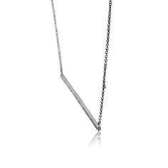 14K White Gold .28ctw Diamond Bar Necklace Product Details Pendant Information Center Gemstone Accent Stones Style #: VEN NW5165L Type: Diamond Type: N/A Metal Type: 14K White Gold Shape: Round Shape: N/A Number: 37 Number: N/A Carat Weight: .28ctw Carat Weight: N/A Product Measurements Length (A): 1.65mm Width (B): 50.9mm Depth (C): 1.6mm Shipping & Processing: Standard Shipping is Free and typically takes 2-3 Days! Need it Faster? Select Expedited Shipping at Checkout! In Stock in White Go Luxury Diamond Accents Bar Necklace As Gift, Luxury Diamond Accents Bar Necklace For Gift, Luxury Bar Necklace With Diamond Accents For Gift, Diamond Bar Necklace, Information Center, Diamond Bar, Radiant Diamond, Bar Design, Park City