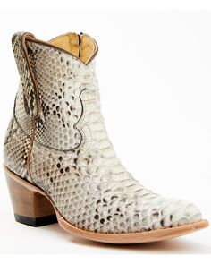 Idyllwind Women's Badass Fashion Booties - Round Toe, Natural Short Western Boots, Denver Fashion, Womens Cowgirl Boots, Boot Barn, Python Skin, Rodeo Fashion, Western Booties, Cowboy Boots Women, Cowboy Boot