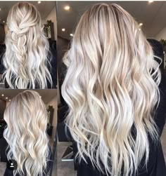 Ombre Blonde, Frontal Hairstyles, 100 Human Hair Wigs, Bright Blonde, Ombré Hair, Ombre Hair Color, Brown Hair With Highlights, Loose Curls