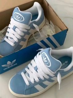 adidas campus celestes Light Blue Adidas Campus, Adidas Shoes Blue, Adidas Campus Shoes, Nike Shoes Women Fashion