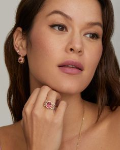 Kunzite and Pink Tourmaline Oval Ring with Diamonds – Jamie Wolf Luxury Tourmaline Ring Jewelry, Exquisite Luxury Tourmaline Jewelry, Luxury Pink Tourmaline Jewelry, Oval Ring, Oval Rings, Pink Tourmaline, Tourmaline, 1 Inch, Diamonds