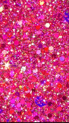 pink glitter wallpaper with lots of different colors