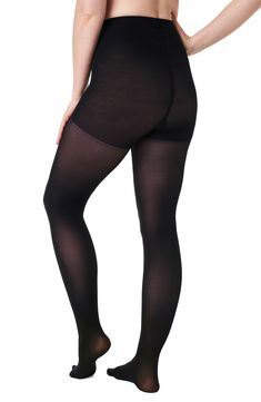 Feel your most supported in these shaper tights featuring an opaque seat and sheer legs. Medium compression Partially lined Nylon/elastane Hand wash, line dry Made in China Compressive Nylon Legwear, Compressive Solid Nylon Legwear, Smoothing Fitted Short Leg Tights, Compressive Shapewear Hosiery, Fitted Smoothing Mid-thigh Tights, Smoothing Fitted Mid-thigh Tights, Solid Color Nylon Legwear With Smoothing Details, Stretch Smoothing Tights Mid-thigh Length, Tight Nylon Legwear With Smoothing Details