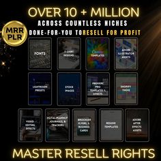 the master resell rights program is available for all users to use on their website