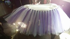 I can match almost any theme. You can add glitter tulle, numbers, letters or bows.  https://www.etsy.com/listing/193985108/high-chair-tutus-or-table-skirt?