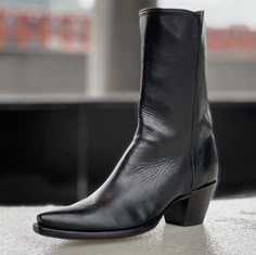 Custom 10" luxurious Zorro in collaboration with Stallion Boot Co. Tall on the heel and calf. Elegant, comfortable zipper boot. Mens Heeled Boots, Cuban Heel Boots, Chelsea Boots Men Outfit, Boots Men Outfit, Men In Heels, Heeled Chelsea Boots, Hot Boots, Good Year, Mens Boots Fashion