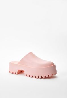 Material: Faux Leather Heel Height: 2.25" Platform Height: 2.25" Closure: Slip On Imported. Platform Mules Outfit, Mule Outfit, Acrylic Nails Nude, Pink Platform, Nails Nude, Pink Platforms, Platform Mules, Fashion Shoes Flats, 3 Shoes