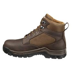 Carhartt Rugged Flex Waterproof 6 Inch Work Boot - FF6013-M On Sale Now! This Item Ships FREE! Brown leather with Carstrong® durable reinforced fabric to prevent wear and tear FastDry® lining wicks sweat and fight odors Rubber toe and heel bumper for stability and protection EVA midsole with cushioned polyurethane insole for support and shock absorbance Rugged Flex® rubber outsole for durable traction and flexibility Secondary protection against incidental contact with electrical circuits of 18, Impact Resistant Gore-tex Brown Boots, Brown Gore-tex Work Boots For Safety, Winter Impact Resistant Work Boots For Outdoor Work, Rugged Gore-tex Hiking Boots For Safety, Brown Gore-tex Work Boots Impact Resistant, Insulated Rugged Work Boots For Walking, Winter Safety Waterproof Boots, Rugged Impact Resistant Work Boots For Winter, Rugged Impact-resistant Work Boots For Winter