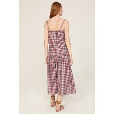 Red plaid cotton (100% Cotton). Midi. Front button closure. 33.5" from waist to hemline. Imported. Cotton Plaid Dress For Picnic, Red Cotton Plaid Dress For Picnic, Cotton Plaid Dress For Picnics, Cotton Plaid Dress For Summer, Casual Cotton Plaid Dress For Picnic, Button Front Skirt, Rent The Runway, Closet Designs, Matching Top