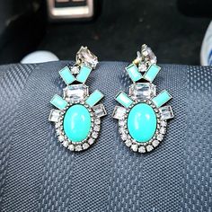 Questions? Leave A Comment Below! Turquoise Color, Leave A Comment, Blue Green, Color Blue, Jewelry Earrings, Women Jewelry, Turquoise, Drop Earrings, Green