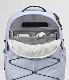 North Face Backpack Borealis, Dusty Periwinkle, The North Face Backpack, School Bag Essentials