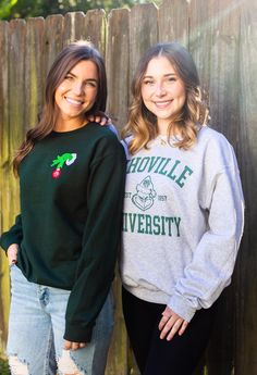 This cute, cozy, comfortable, classy, christmas crewneck sweatshirt will be a hit this holiday season! Don't be a grinch, spread holiday cheer Relaxed Fit Holiday Sweatshirt For Fall, Fall Holiday Cotton Sweatshirt, Cotton Sweatshirt For Fall Holiday, Casual Christmas Crew Sweatshirt, Casual Christmas Crew Neck Sweatshirt, Casual Green Christmas Sweatshirt, Casual Holiday Sweatshirt For Fall, Casual Green Sweatshirt For Holidays, Casual Green Holiday Sweatshirt