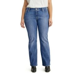 Levi's Women's Plus Size 415 Classic Bootcut Jeans Size: 22M.  Color: Blue.  Gender: female.  Age Group: adult. Women's Plus Size Jeans, Levis Women, Straight Fit Jeans, Women Essentials, Plus Size Jeans, Blue Gender, Colored Jeans, Timeless Style, Bootcut Jeans