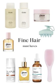 fine hair, fine hair products, hair product must haves, hair care routine, that girl haircare, clean girl aesthetic, Dünne Haare, Haar Produkte Clean Girl Hair Products, Hair Care Fine Hair, How To Take Care Of Fine Hair, Hair Care Straight Fine, Hair Routine For Fine Hair, Hair Care Routine For Fine Hair, Fine Hair Products Best, Clean Hair Care Products, Hair Oiling For Fine Hair