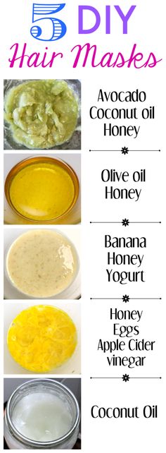 5 easy DIY hair mask recipes that I have to try!! Natural Hair Gel, Hair Mask Recipe, Homemade Hair Mask, Makeup Removers, Dry And Damaged Hair, Homemade Hair, Hair Masks