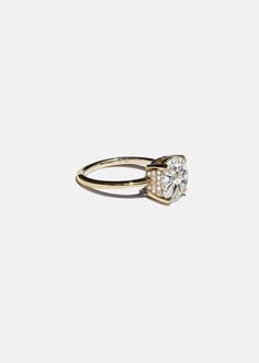 Cerré Solitaire Ring – KATKIM Floating Diamond Ring, Round Halo Ring, Antique Diamond Engagement Rings, Most Popular Engagement Rings, Popular Engagement Rings, Trending Engagement Rings, Pear Ring, Popular Rings, Unique Bands