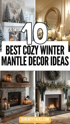 the top 10 best cozy winter mantle decor ideas