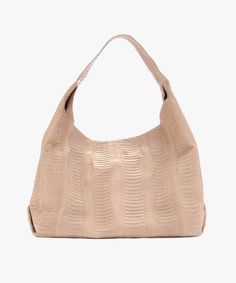 Made in a classic slouchy silhouette, our signature 'Meissa Hobo’ bag is handmade from smooth genuine snake that will age beautifully over time. The oversized shape is perfectly sized to hold all of your daily essentials. The wide handle lays comfortably flat against your shoulder, too. Aging Beautifully, Daily Essentials, Hobo Bag, Shoulder Bag