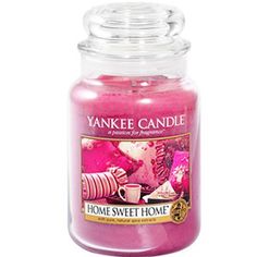 yankee candle home sweet home large jar candles, pink - set of 2 by yankee candle company