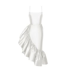 White SOEKA Ruffled Hem Evening Dress Gown | i The Label – I The Label Pre-draped Sleeveless Evening Dress With Ruffles, Elegant Dresses With Ruched And Ruffled Straps, Evening Dresses With Ruched And Ruffled Straps, Pre-draped Sleeveless Dress With Ruffles, Elegant Midi Dress With Fitted Bodice And Ruffled Straps, Party Midi Dress With Fitted Bodice And Ruffled Straps, Party Dress With Pleated Bodice And Ruffled Straps, Prom Dresses With Ruffled Midi-length Skirt, Prom Dresses With Ruffled Skirt In Midi Length