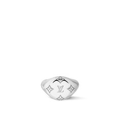 This strikingly contemporary signet ring was created for the new les gastons vuitton collection, a tribute to the memory of louis vuitton’s grandson gaston-louis vuitton. Recalling his love of family, its design features a creative reinterpretation of the famous monogram signature finely engraved on hand-polished white gold. A timeless, distinctive jewel, and an emblem of the house’s heritage. Luxury Signet Ring For Anniversary, Luxury Silver Signet Ring With Vs Clarity, Luxury Sterling Silver Signet Ring, Designer White Gold Rings For Everyday Luxury, Luxury Silver Signet Ring, Luxury White Gold Engraved Signet Ring, Love Of Family, Purple Ring, Louis Vuitton Official Website