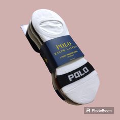 6 Pairs Polo Ralph Lauren Dress Liners Socks White With Polo Printed On 3 Pairs And 3 Pairs In Black & Grey Solid Colors Size 6.5-12 Non-Slip Heel Polo Ralph Lauren Dress, Ralph Lauren Sneakers, Ralph Lauren Dress, Liner Socks, Casual Socks, Polo By Ralph Lauren, Black Grey, Polo Ralph, Solid Colors