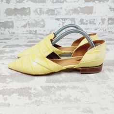 New The Franco Sarto(R) Toby Is An Elegant Flat, Exuding Polish And Grace. Fabric Type 100% Leather Care Instructions Machine Wash Origin Imported Sole Material Synthetic Spring Pointed Toe Flats With Rubber Sole, Spring Closed Toe Slip-ons With Stitched Sole, Casual Flats With Removable Insole And Pointed Toe, Spring Slip-on Flats With Stitched Sole, Yellow Leather Slip-on Loafers, Summer Leather Shoes With Textured Sole And Almond Toe, Spring Leather Shoes With Leather Footbed, Casual Leather Shoes With Pointed Toe, Spring Leather Shoes With Leather Footbed And Almond Toe