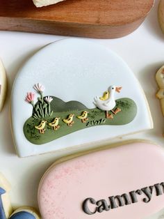 Mother Goose Cookies, One Silly Goose Cookies, Chicken Cookies Decorated, Animal Cookies Decorated, Baby Lis, Cookies Unique, Duck Cookies, Farm Cookies, Royal Iced Cookies