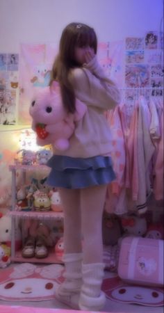 Kawaii Girls Outfit, Kawaii Core Clothes, Kawaiicore Clothes, Kawaii Core Outfit, Soft Egirl Outfits, Kawaiicore Outfit, Cutecore Style