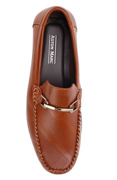 At last, a loafer that's sharp, classy and stylish, this faux leather pick was designed for all-day wear. Moc toe Perforated and bit detail Lightly padded PU footbed Flexible and lightweight PVC outsole Lightly EVA cushioned insole Slip-on Synthetic upper, PVC sole Imported Formal Synthetic Moccasins With Round Toe, Business Synthetic Flat Loafers, Business Flat Synthetic Loafers, Formal Slip-on Synthetic Moccasins, Formal Synthetic Moccasins, Formal Flat Faux Leather Loafers, Formal Faux Leather Flat Loafers, Formal Flat Synthetic Slip-ons, Classic Synthetic Moccasins For Formal Occasions