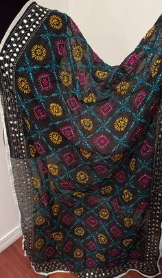 Brand New Without Tags  Fully Hand Embroidered Phulkari Dupatta  Size:90*35 inches  Fabric:Chiffon ❌No Return No Exchange❌