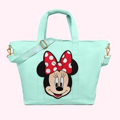 Classic Cotton Candy Tote with Jumbo Minnie Patch Clover Gifts, Mickey Mouse Bag, Chanel Mademoiselle, Black Duffle Bag, Favorite Friend, Pink Duffle Bag, Minnie Mouse Backpack, Coco Chanel Mademoiselle, Red Tote Bag