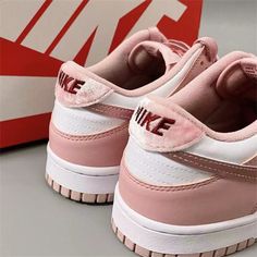 Brand New In Box Nike Dunk Low Pink Velvet, Pink Velvet Nike, Nike Janoski, Air Max Excee, Black And White Nikes, Nike Training, Air Max Women, Swim Shoes, Nike Blazer