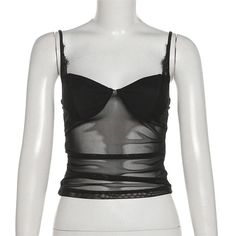 Please refer to our sizing chart for a guideline when choosing a size. 5 business days order processing time. 90% polyester 10% spandex Fitted Black Mesh Top With Lace Trim, Sheer Lace Camisole Top, Sheer Mesh Camisole Top, Fitted Sheer Lace Camisole Top, Mesh Top With Spaghetti Straps For Party, Lace Tank Top With Straps, Sheer Stretch Tops With Spaghetti Straps, Sheer Stretch Spaghetti Strap Tops, Stretch Sheer Spaghetti Strap Tops