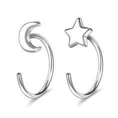 PRICES MAY VARY. MATERIAL: these sterling silver half hoop earrings made of 925 sterling silver, tarnish free and lead-free, small hoop earrings for women, very lightweight. DIAMETER: 8mm; thickness: 20 gauge(0.8mm). silver hoop earrings is enough to pass through your earlobes.sterling silver small hoops can be used as a cartilage hoop earrings. STYLE: these huggie earrings will highlight your outfit more vivid without compromising simplicity. and these small hoop earrings comfortable to wear. PERFECT GIFT: sterling silver minimalist hoop earrings is a precious gift for yourself, family and friends on Christmas, Anniversary, Birthday. SERVICE PROMISE: please contact us if you have any problems with these silver half hoop earrings for women. Guarantee: If you have any question with these ha Small Hoop Earrings Silver, Cartilage Hoop Earrings, Nose Piercing Hoop, Half Hoop Earrings, Huggie Earrings Silver, Cartilage Earrings Hoop, Cartilage Hoop, Precious Gift, Small Hoop Earrings