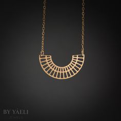 Geometric necklace – half circle necklace featuring symmetrical and minimalist design.The ultimate everyday jewelry piece. ★ Comes in our signature gift box, ready for gift giving. ★ Available in Gold [gold-filled chain & gold plated brass pendant] ★ Pendant size: 1.50"x0.90" . Thanks for shopping at ByYaeli♥ All images, texts & products are property of ... Geometric Jewelry Minimalist, Open Circle Necklace, Jewelry Design Studio, Circle Jewelry, Chevron Necklace, Triangle Necklace, Necklace Minimalist, Geometric Necklace, Half Circle