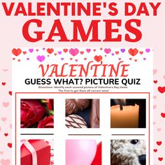 valentine's day games guess what? picture quiz