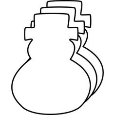 a black and white drawing of a vase