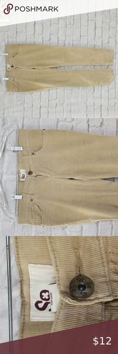 Corduroy Tan Juniors Jeans Size 9 Juniors Jeans, Jeans Size, Closet