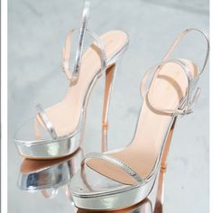 Blush Pumps, Holographic Heels, Platform Stiletto Heels, Blue Stilettos, Black Block Heel Sandals, Feather Heels, Strappy Platform Heels, Clear Strap Heels, Orange Heels