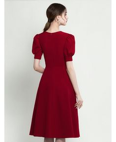 Shop Sleeved Short Burgundy Party Dress With Embroidery V Neck online. All instock with free shipping. Pro since 2009. Elegant Solid Color V-neck Dress For Party, Summer Burgundy V-neck Midi Dress, Red Knee-length V-neck Dress For Formal Occasions, Red V-neck Midi Party Dress, Elegant Burgundy Knee-length Dress, Red Fitted V-neck Dress With Short Sleeves, Burgundy Knee-length Formal Dress, Fitted Burgundy V-neck Midi Dress, Fitted Burgundy V-neck Dress